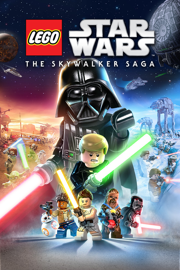 Okładka: LEGO Gwiezdne wojny: Saga Skywalkerów